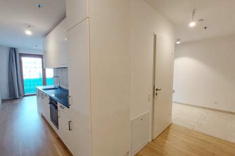 Aussicht über Wien aus dem Metropolitan: 1-Zimmer-Wohntraum, Wohnung-miete, 849,00,€, 1100 Wien 10., Favoriten