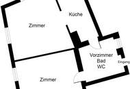 Sanierungsobjekt: 2 Zimmer Wohnung beim Erich-Auer-Park, 1140 Wien