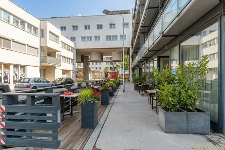 GESCHÄFTSLOKAL IM EIGENTUM - ETABLIERTES CAFÉ ODER RAUM FÜR IHRE EIGENE GESCHÄFTSIDEE IN 1220 WIEN, Gewerbeobjekt-kauf, 299.000,€, 1220 Wien 22., Donaustadt