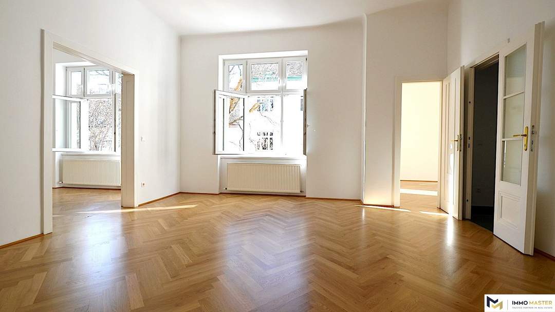 Großzügige 4-Zimmer-Wohnung mit französischem Balkon und Einbauküche in 1060 Wien zu mieten!