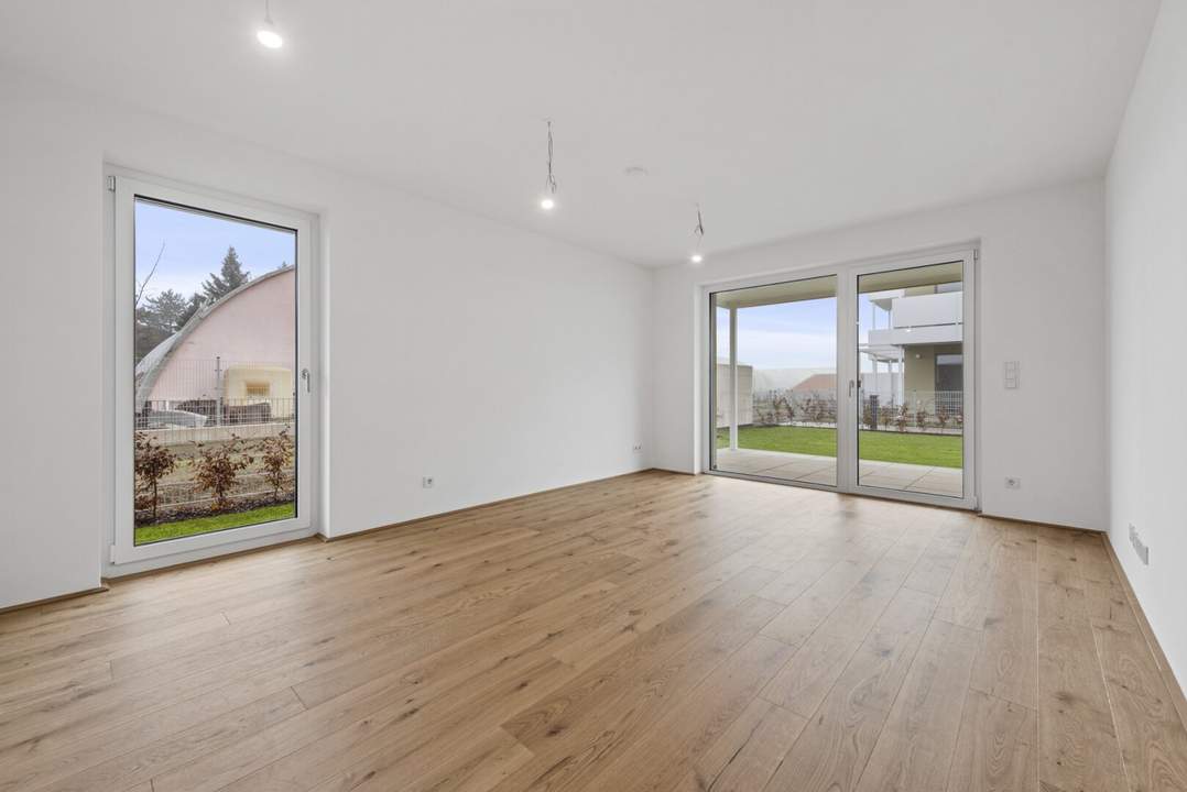 PROVISIONSFREI! Ansprechende 3-Zimmer-Gartenwohnung mit offenem Wohn-/Essbereich | Sonnenterrasse