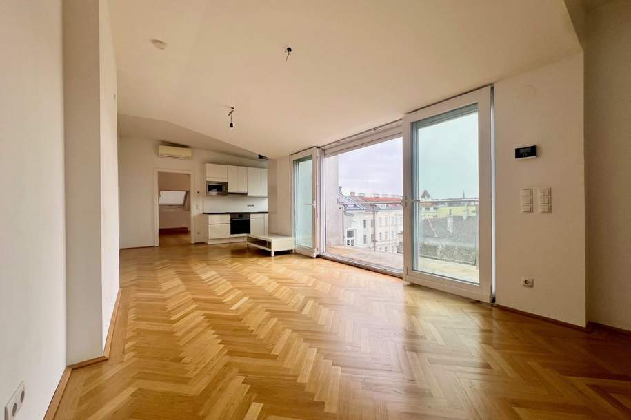 ++ NEU ++ HELLE ZWEI Zimmer mit TERRASSE - Altbau, Wohnung-miete, 1.287,91,€, 1140 Wien 14., Penzing