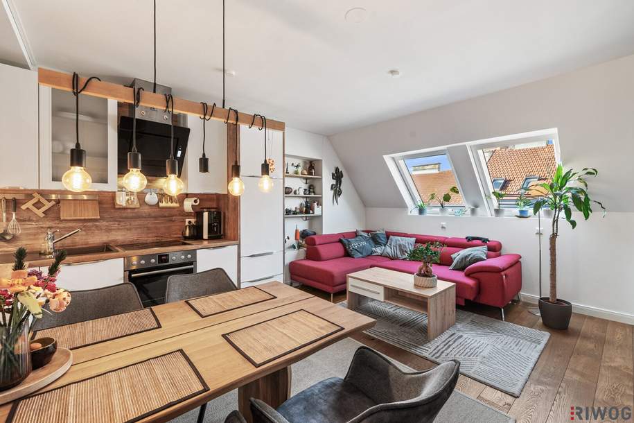 DG-Terrassen-Maisonette Wohnung mit Fernblick in saniertem Altbau | 4 Min. zur U3 Ottakring | 12 Min. in den 1. Bezirk, Wohnung-kauf, 350.000,€, 1160 Wien 16., Ottakring