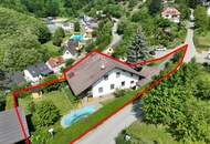 Wohnhaus über den Dächern von Marbach an der Donau, Bezirk Melk