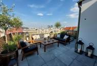 Außergewöhnliche Architektur im Neubau mit hohen Decken! Osterrasse + Westterrasse! Provisionsfrei