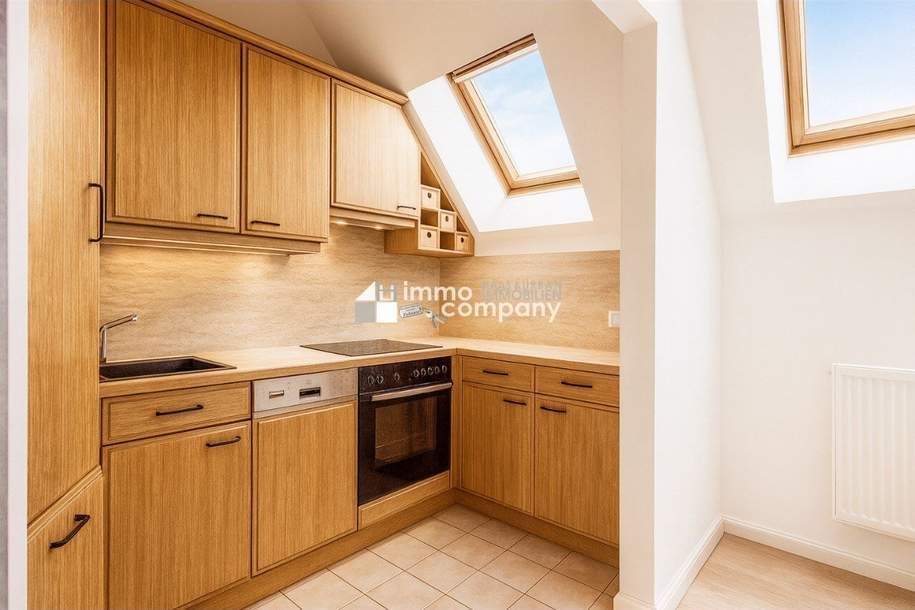 Helle Dachgeschosswohnung mit Terrasse und Grünblick in Liesing, Wohnung-kauf, 240.000,€, 1230 Wien 23., Liesing