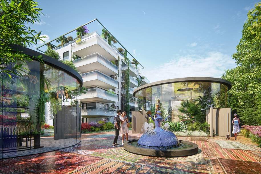 Provisionsfrei - Die Seele baumeln lassen! Balkonwohnung in wunderschöner und ruhiger Gartenlandschaft, Wohnung-kauf, 335.000,€, 1100 Wien 10., Favoriten