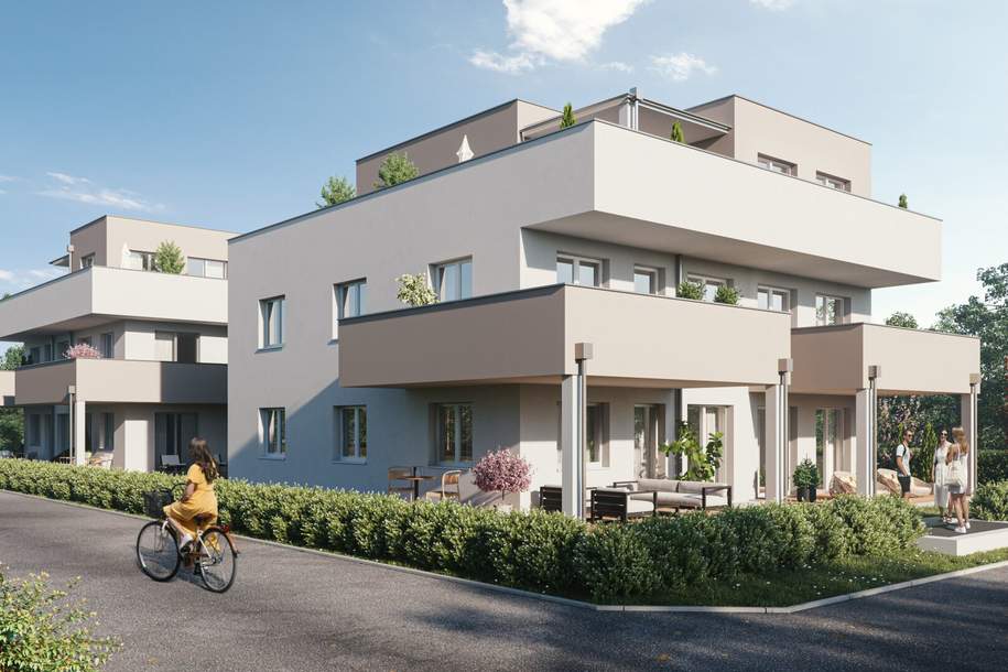 3 Zimmer Wohnung mit Garten zum unschlagbaren Preis von EUR 258.000,00 inkl TG Stellplatz, Wohnung-kauf, 258.000,€, 4870 Vöcklabruck