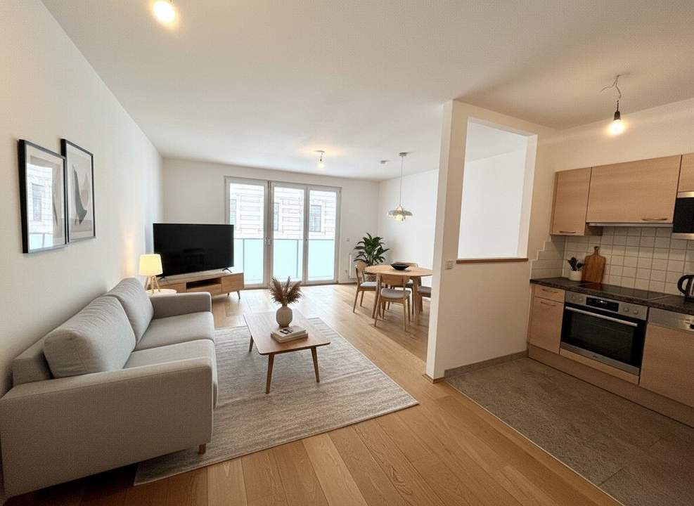 1160! Hübsches 2-Zimmer Eigentum mit Loggia!