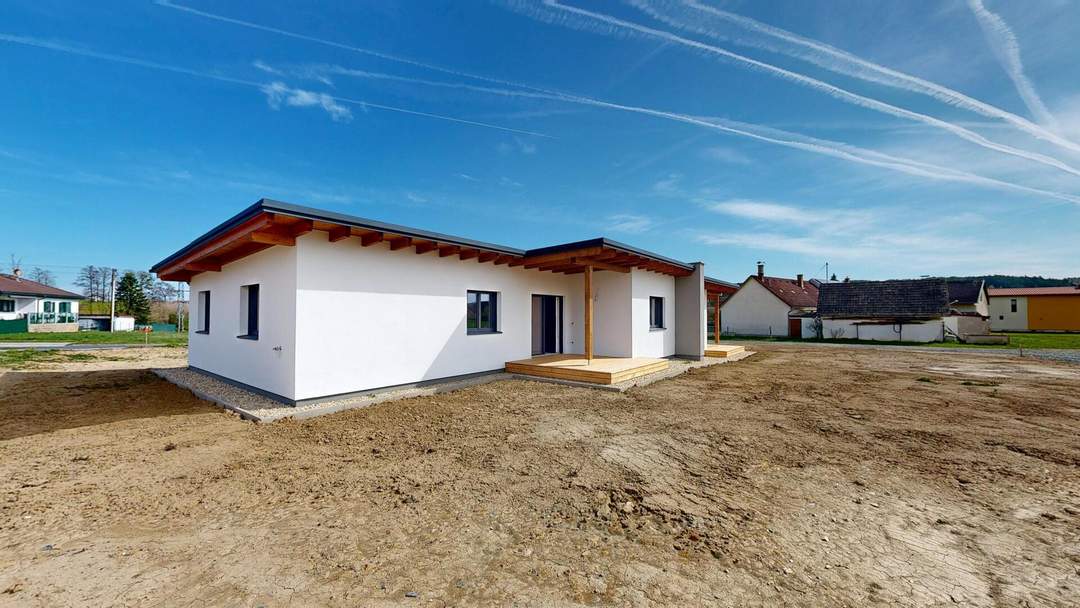 Erstbezug! Neubau! Bungalow! Barrierefreies Wohnen auf einer Ebene!