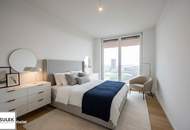 Hoch hinaus! Wohnen mit Fernblick über Wien | 3 Zimmer Erstbezug mit Balkon | Pool, Fitness &amp; Spa