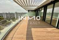 100M2 TERRASSE! Ein besonderer Luxus! Lichtdurchflutete Traumwohnung!