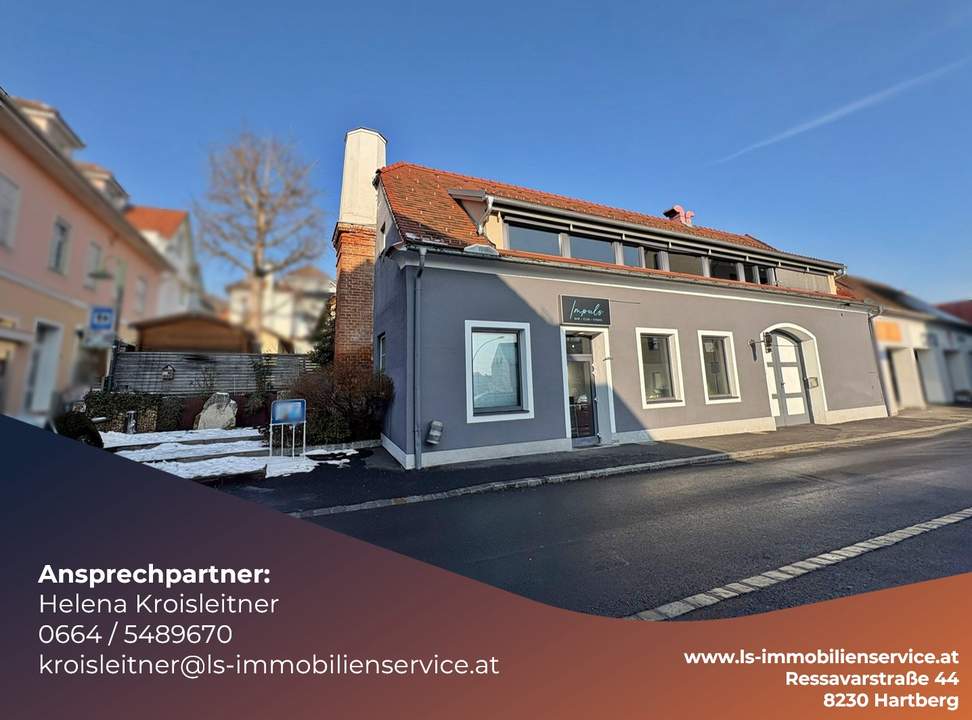 Großzügiges Geschäftslokal über 2 Ebenen mit Potenzial inkl. renovierungsbedürftiger Wohnung - Ideal auch als Eventlocation!