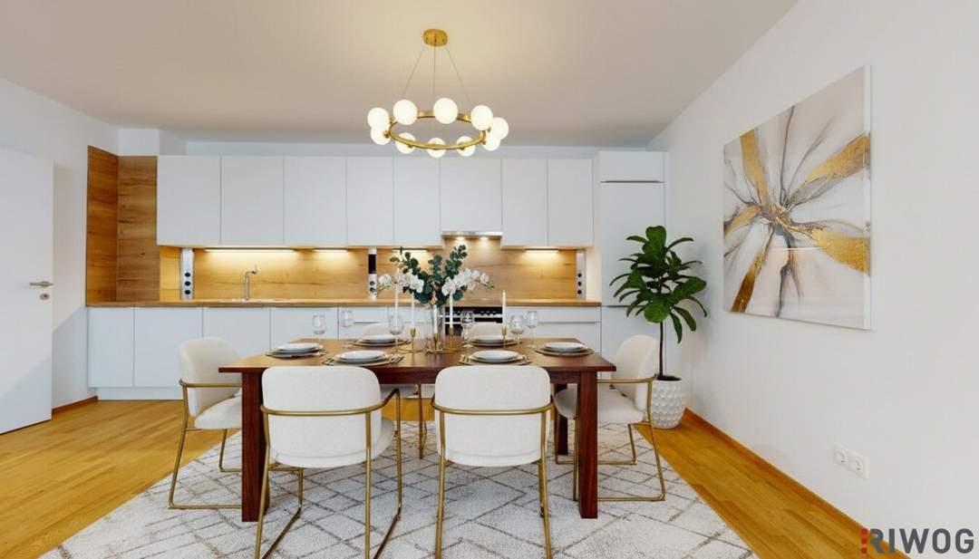 ERSTBEZUG nach Sanierung I 3 Zimmerwohnung im Herzen Klosterneuburgs I Gemeinschaftsgarten I Tischler-Küche mit Siemens Geräten