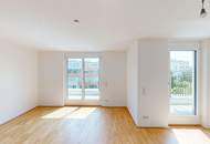 ERSTBEZUG 2-Zimmer-Dachgeschosswohnung mit 2 Terrassen, optionaler Garage & Klimaanlage
