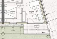 Niedrige Heizkosten I 2-Zimmer-Wohnung mit Terrasse &amp; Garten in zentraler Lage