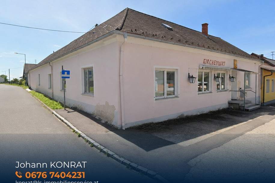 Ehemaliges Gasthaus mit vielseitigem Entwicklungspotenzial - in Neumarkt im Tauchental, Gewerbeobjekt-kauf, 149.000,€, 7461 Oberwart