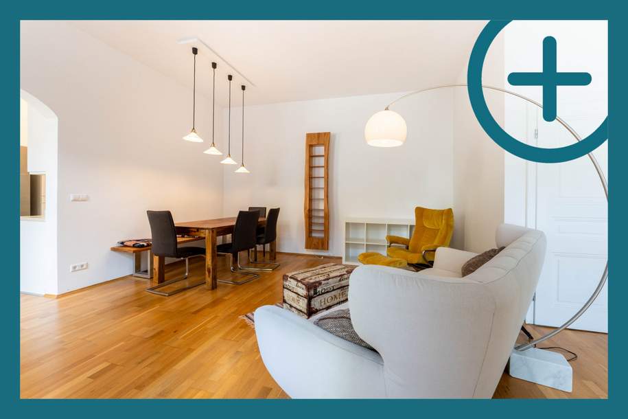 Vollmöblierte 3-Zimmer-Maisonette nahe Mariahilferstraße, Wohnung-miete, 1.499,00,€, 1060 Wien 6., Mariahilf