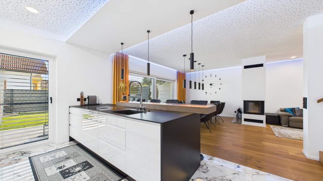 Top ausgestattetes Haus inkl toller Küche und herrlichen Kamin