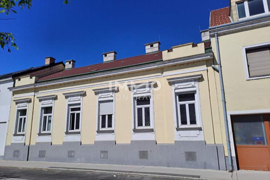 Attraktives Zinshaus mit Potenzial in Schwechat – 860m² Renditeobjekt, ausbaufähig, Gewerbeobjekt-kauf, 3.000.000,€, 2320 Bruck an der Leitha