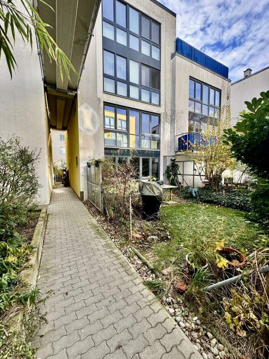MODERNE GARTENMASIONETTE MIT 123 M2 WOHNFLÄCHE UND 93 M2 GARTEN PLUS GARAGE DIREKT BEIM MARCHFELDKANAL