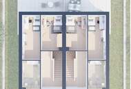 Schlüsselfertige Neubau-Doppelhaushälfte mit Vollunterkellerung
