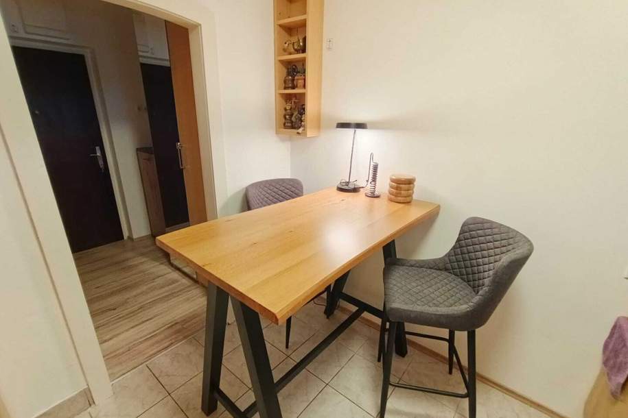 Vollmöbliert, Miete inkl. BK + Heizung! 1-Zimmer-Wohnung mit Loggia!, Wohnung-miete, 850,00,€, 1210 Wien 22., Donaustadt