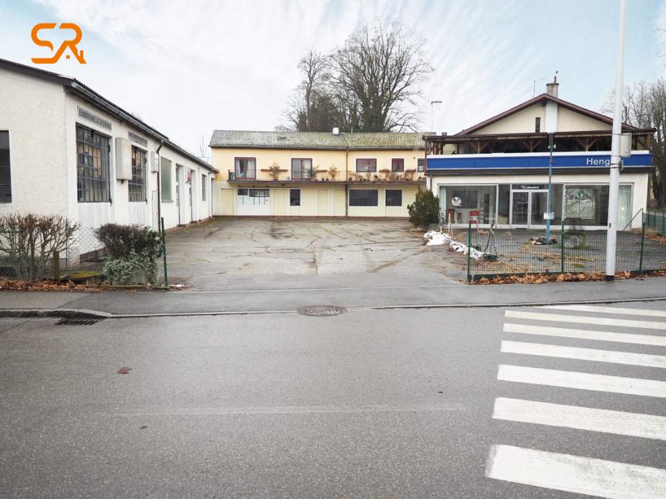 Gewerbefläche Braunau Nähe Bahnhof - mit Baugrund "Lassen Sie ihrer Phantasie freiem Lauf"