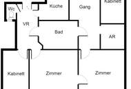 96 m² Altbauwohnung im 1. Stock mit Lift zum Sanieren - ruhige Wohnlage im 10. Bezirk