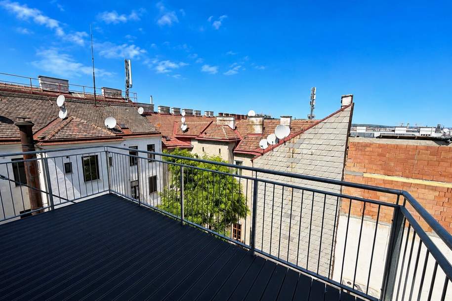 Penthouse über den Dächern Wiens – Maisonette mit Panoramablick in U-Bahn Nähe! Balkon und Terrasse!, Wohnung-kauf, 779.000,€, 1160 Wien 16., Ottakring