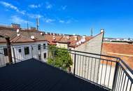Penthouse über den Dächern Wiens – Maisonette mit Panoramablick in U-Bahn Nähe! Balkon und Terrasse!