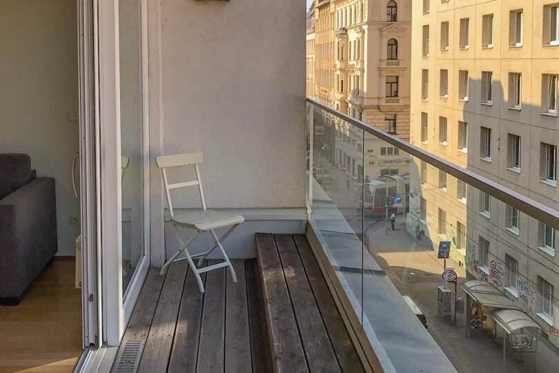 Schöne 2 Zimmer Terrassenwohnung in bester Lage (Klimaanlage), Wohnung-miete, 1.099,00,€, 1070 Wien 7., Neubau