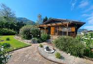 Holzblockhaus mit Garage und Gartenparadies - sonnige Naturoase im Steyrtal/Leonstein