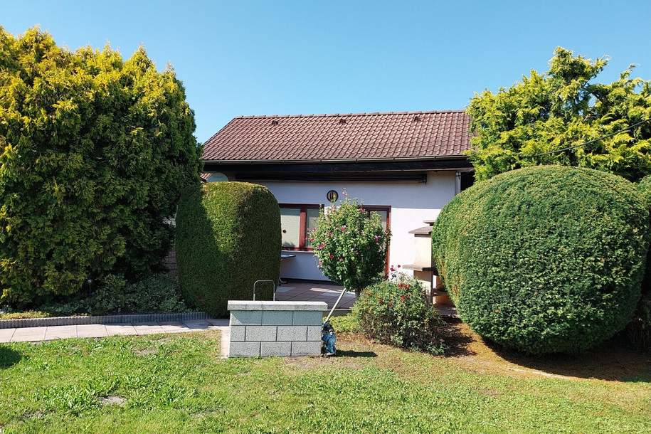 RUHEOASE MIT POOL AUF EIGENGRUND – KLEINGARTENHAUS "Frohes Schaffen" in 1210 WIEN, Haus-kauf, 335.000,€, 1210 Wien 21., Floridsdorf