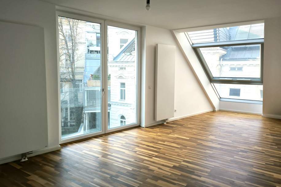 Stilvolle Dachgeschosswohnung mit traumhaftem Dachgarten – Ruhelage im Herzen von Wieden, Wohnung-kauf, 1.030.000,€, 1040 Wien 4., Wieden