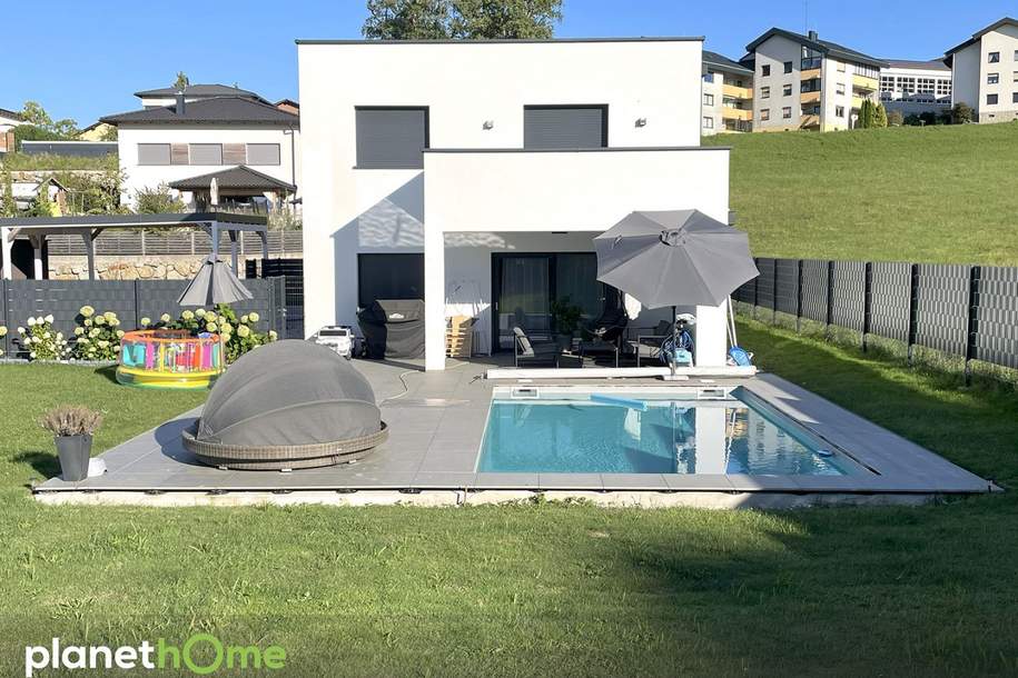 Traumhaus mit Pool und Garten, Haus-kauf, 580.000,€, 3314 Amstetten