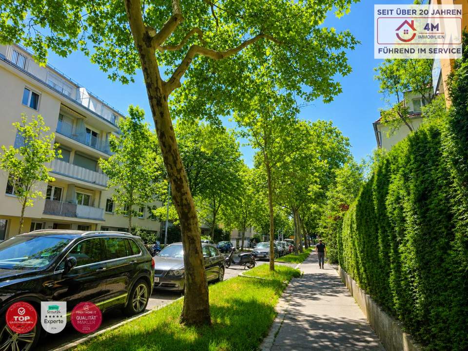 Preisreduzierung!!Wohnen im Grünen! Charmante Balkonwohnung in Top Lage von Hietzing