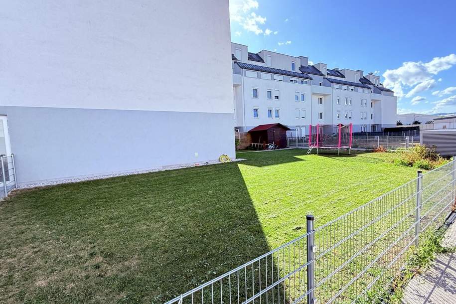 Moderne Neubauwohnung mit MEGA 243,12m² EIGENGARTEN und TERRASSE nahe Akademiepark, Wohnung-miete, 849,00,€, 2700 Wiener Neustadt(Stadt)