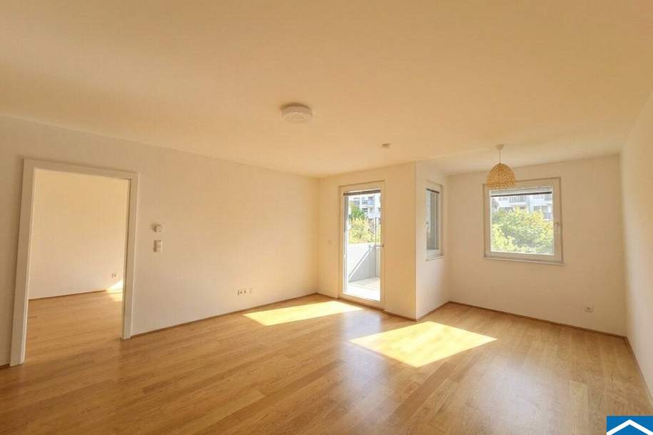 Attraktive 2 Zimmerwohnung mit Balkon in Floridsdorfer Ruhelage, Wohnung-miete, 977,40,€, 1210 Wien 21., Floridsdorf