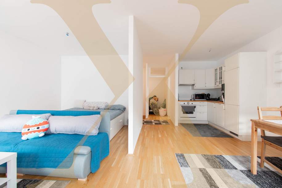 Gemütliche 1,5-Zimmer-Wohnung mit Balkon in Toplage von Leonding (Holzheim) zu vermieten!, Wohnung-miete, 690,00,€, 4060 Linz-Land