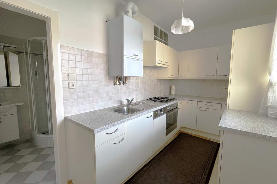 2 Zimmer Wohnung im 4.Liftstock - Bad-Küche renoviert, Therme NEU, Wohnung-kauf, 183.000,€, 1100 Wien 10., Favoriten