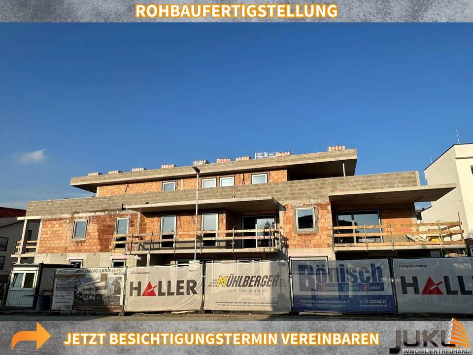 LICHTENBERG: NEUBAUPROJEKT mit 9 hochwertig ausgestatteten Eigentumswohnungen (Wohnflächen von ca. 60m² bis 106m²) + Freiflächen