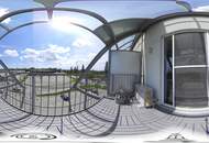 "Traumhafte Dachterrassen-Maisonette mit Fernblick &amp; Badeteichzugang"