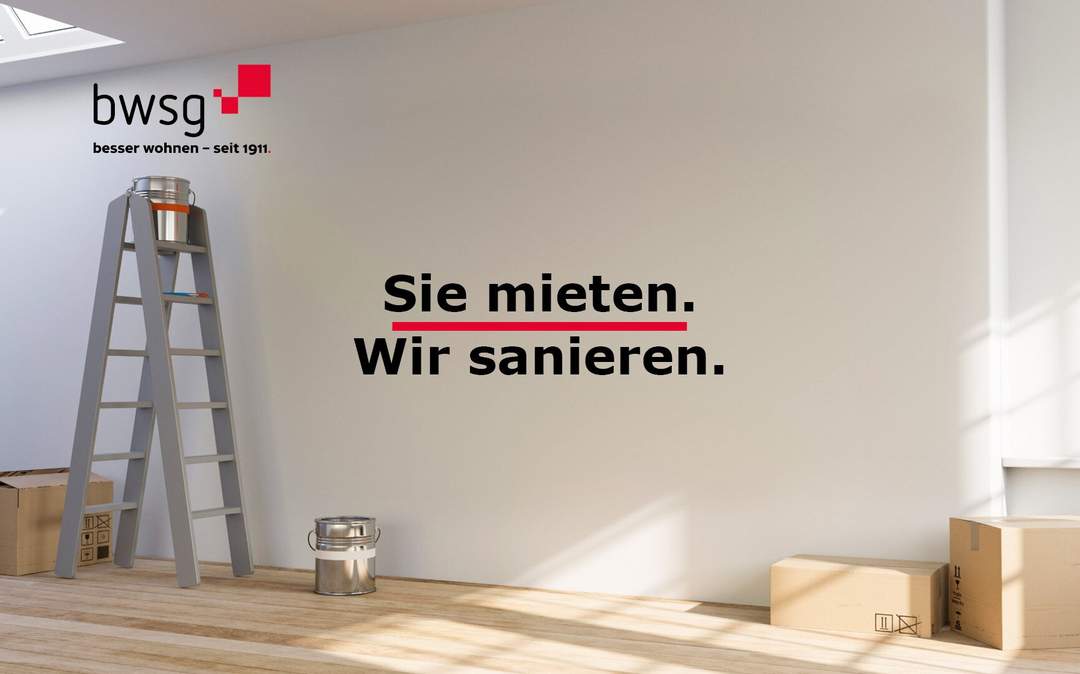 unbefristete und wohnliche 2-Zimmer-Wohnung