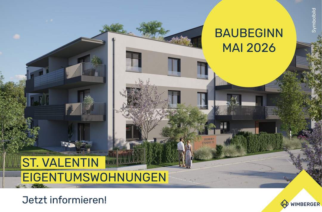 ERSTBEZUG - GROSSE FAMILIENFREUNDLICHE WOHNUNG IM HERZEN VON ST.VALENTIN