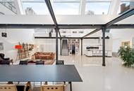 Urban Living Deluxe - 5-Zimmer Atelierwohnung im New York Loft-Stil mit Weinkeller, Terrasse & Garage