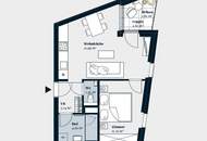 Erstbezug! Nähe U6/U4! Helle 2-Zimmer-Wohnung mit Loggia zu vermieten!