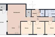 Licht &amp; Raum – moderne Wohnung mit Balkon in ruhiger Lage von Hard