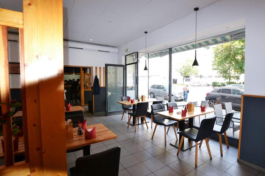 Attraktives asiatisches Restaurant in 1200 Wien, Gewerbeobjekt-miete, 1.847,12,€, 1200 Wien 20., Brigittenau