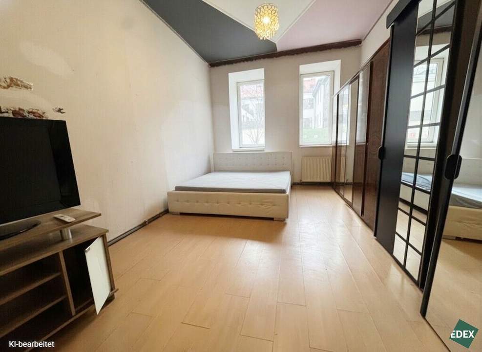 NEUER PREIS - Sanierungsbedürftige 3 Zimmer- Altbauwohnung mit Entwicklungspotenzial – nahe Matzleinsdorfer Platz
